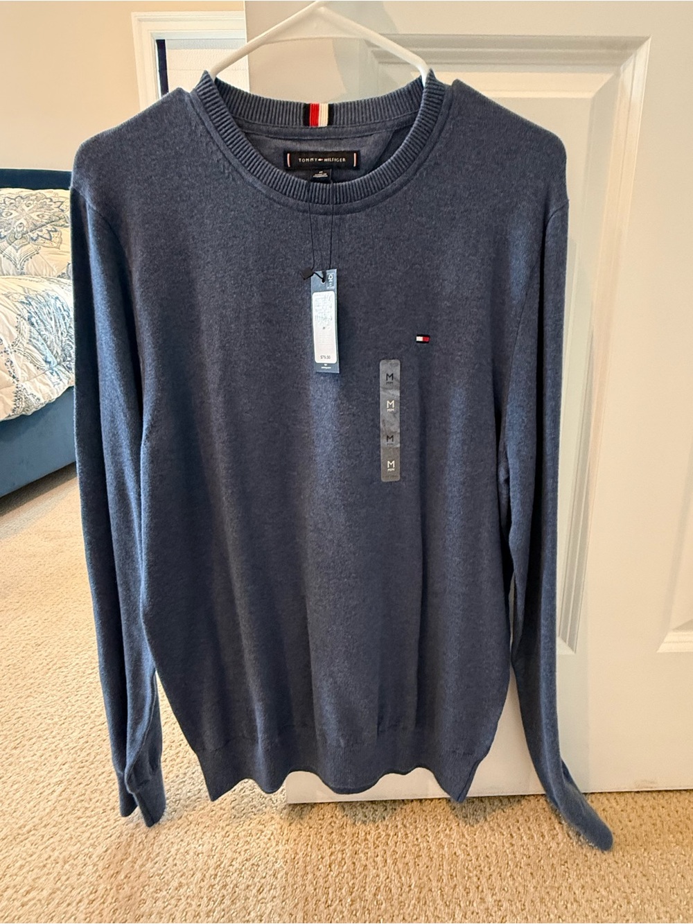 Tommy Hilfiger Men's Crewneck Sweater - Blue NWT size Med